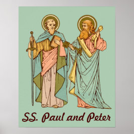 Póster SS. Paul y Peter, Apóstoles (RLS 13 y 14)