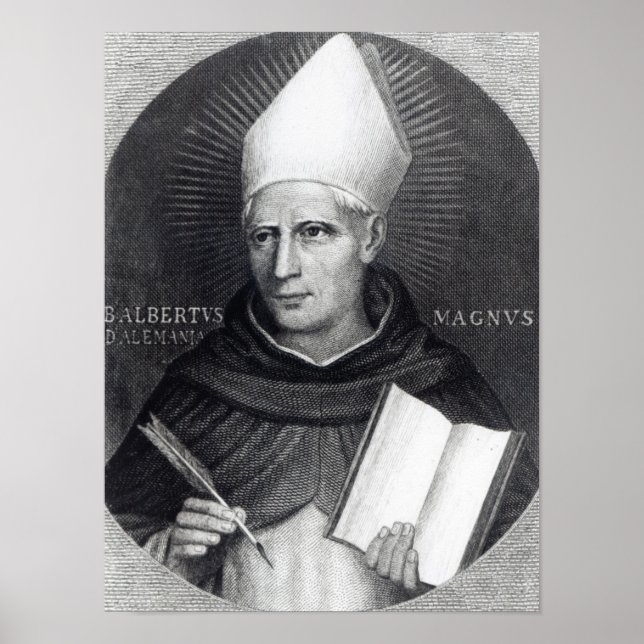 Póster St Albertus Magnus, 1851 (Frente)