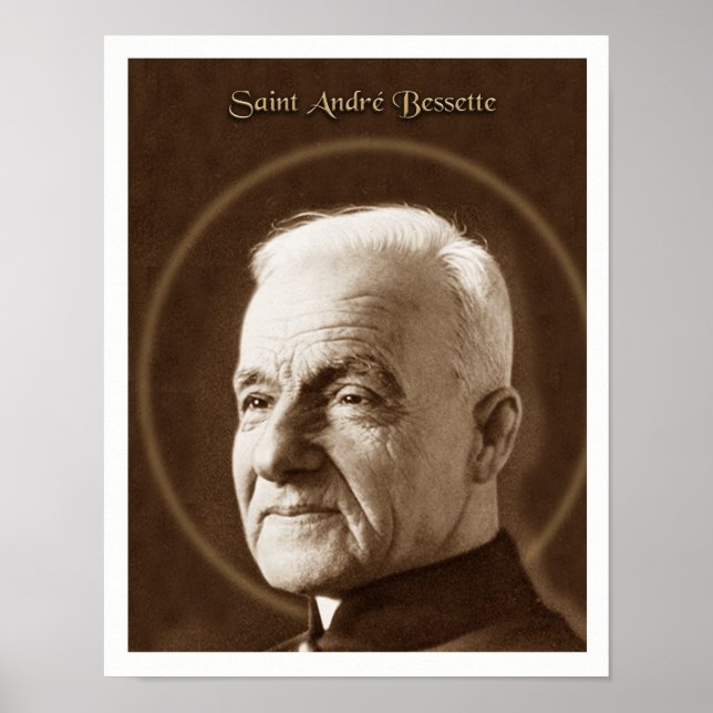 Póster St. Andre Bessette. (Frente)