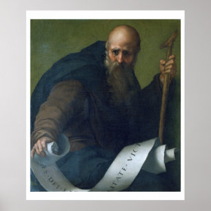 Póster St. Anthony Abbot (c.251-356) c.1518-19 (petróleo 