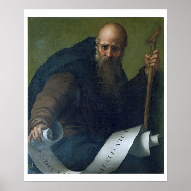 Póster St. Anthony Abbot (c.251-356) c.1518-19 (petróleo  (Frente)