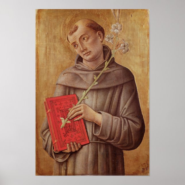 Póster St. Anthony of Padua (Frente)
