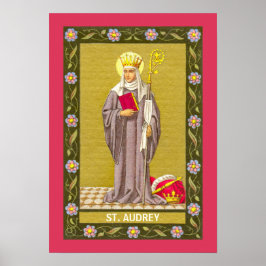 Póster St. Audrey (Etheldreda) (P 003)