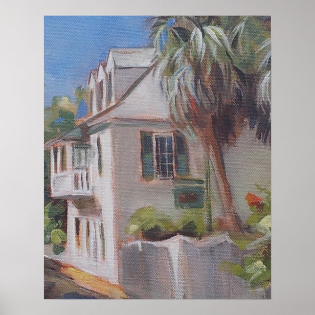 Póster St. Augustine Aviles Street Florida (Frente)