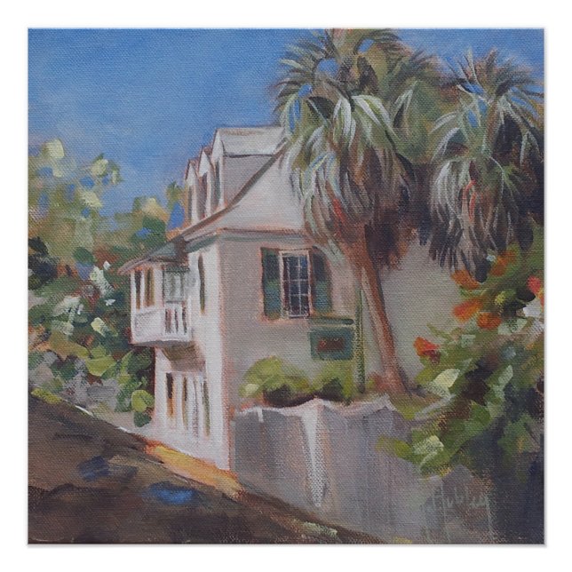 Póster St. Augustine Aviles Street Florida (Anverso)