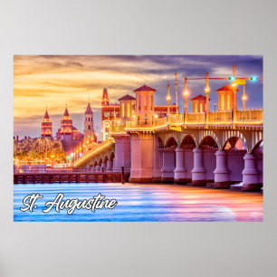 Póster St. Augustine, Florida, Estados Unidos