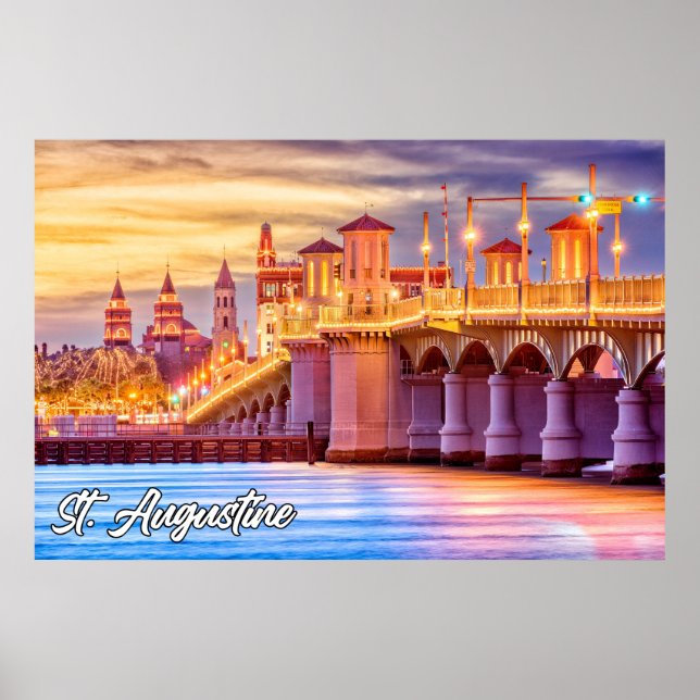 Póster St. Augustine, Florida, Estados Unidos (Frente)