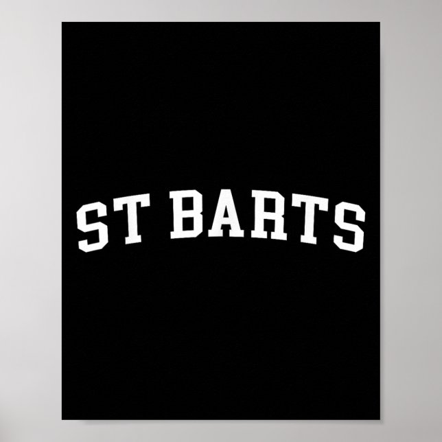 Póster St Barts (Frente)
