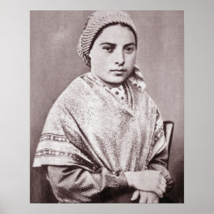 Póster St. Bernadette Soubirous
