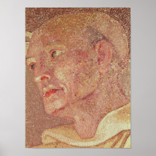 Póster St Bernard de Clairvaux de la cripta San Pedro