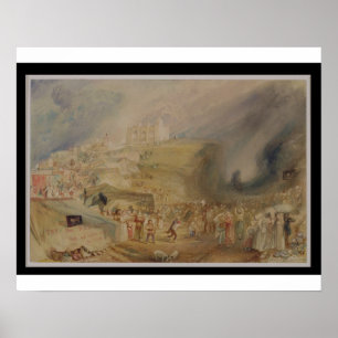 Póster St. Catherine de José Mallord Guillermo Turner el