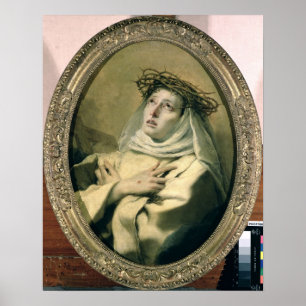 Póster St. Catherine de Siena, c.1746