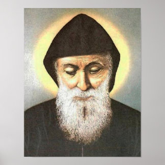 Póster St. Charbel Makhlouf