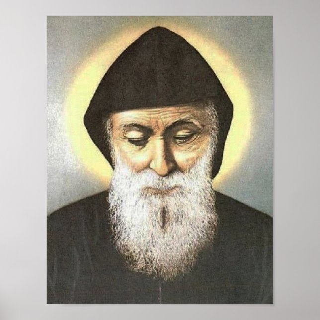 Póster St. Charbel Makhlouf (Frente)
