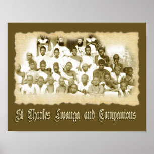 PÓSTER ST CHARLES LWANGA Y EMPRESAS