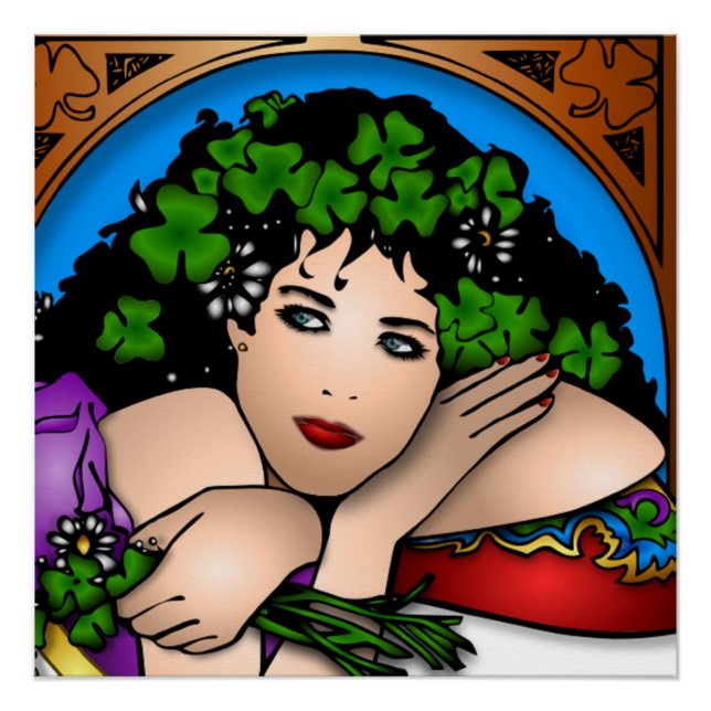 PÓSTER ST. CHICA DE PATRICK (Anverso)