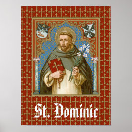 Póster St. Dominic de Guzman (BK 011)