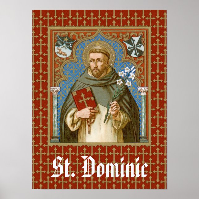Póster St. Dominic de Guzman (BK 011) (Frente)