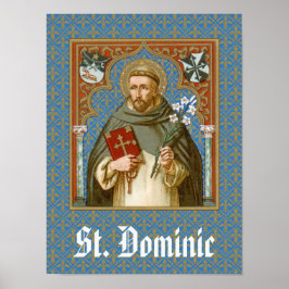 Póster St. Dominic de Guzman (BK 011)