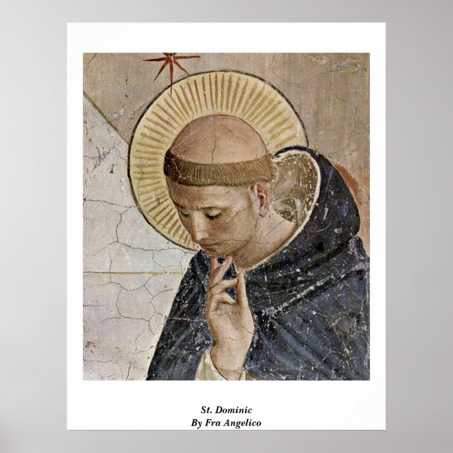 Póster St. Dominic Por Fra Angelico (Frente)