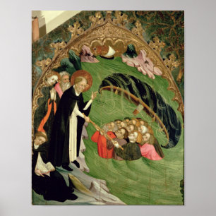 Póster St. Dominic Rescuing Shipwrecked