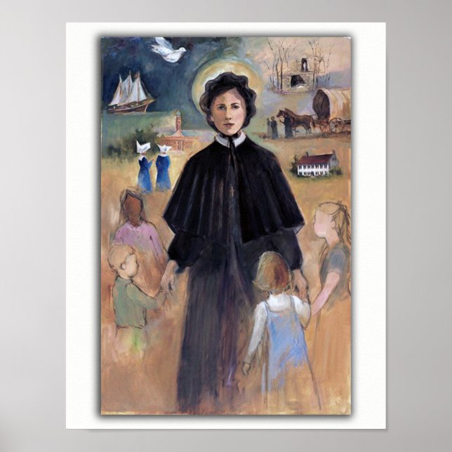 Póster St. Elizabeth Ann Seton (Frente)