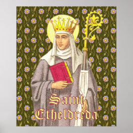 Póster St. Etheldreda (Audrey) (P 003)