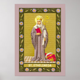 Póster St. Etheldreda (Audrey) (P 003)
