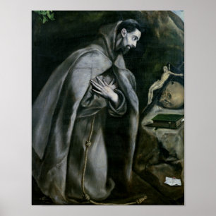 Póster St. Francis of Assisi, 1580-95