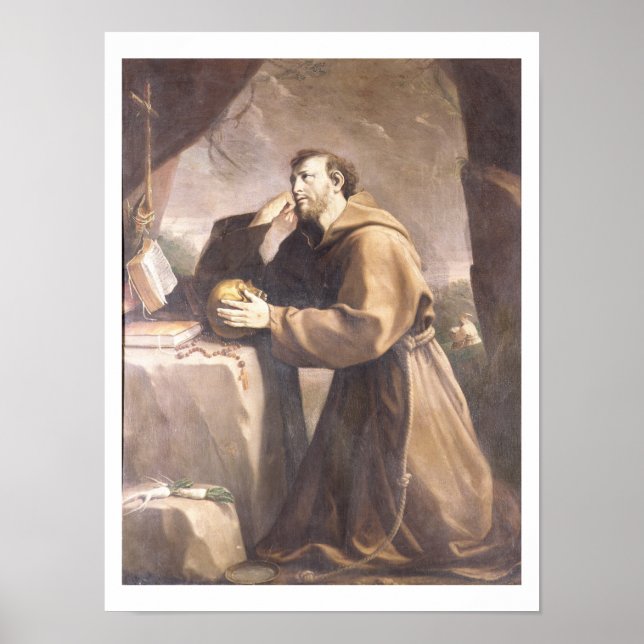 Póster St. Francis of Assisi at Prayer (Frente)