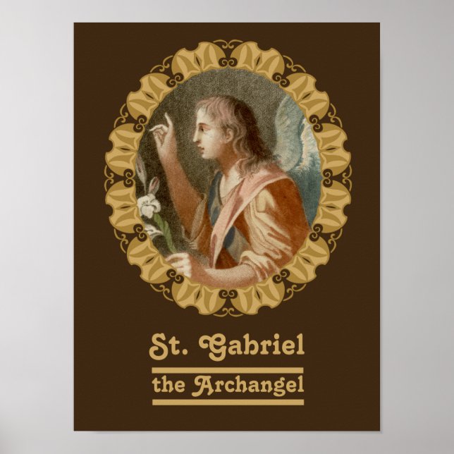 Póster St. Gabriel the Archangel (M 011) (Frente)
