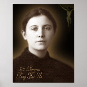 Póster St Gemma Galgani,