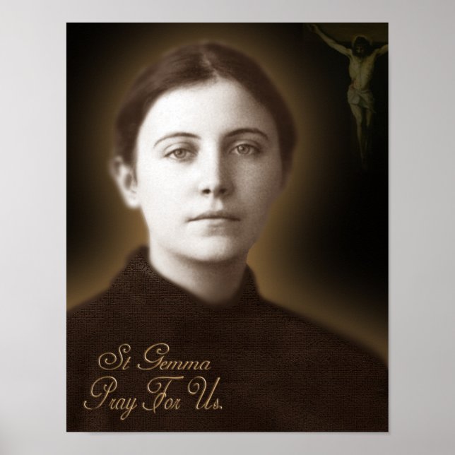 Póster St Gemma Galgani, (Frente)