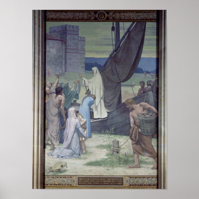 Póster St. Genevieve Brindar Suministros (Frente)