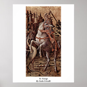 Póster St. George Por Carlo Crivelli