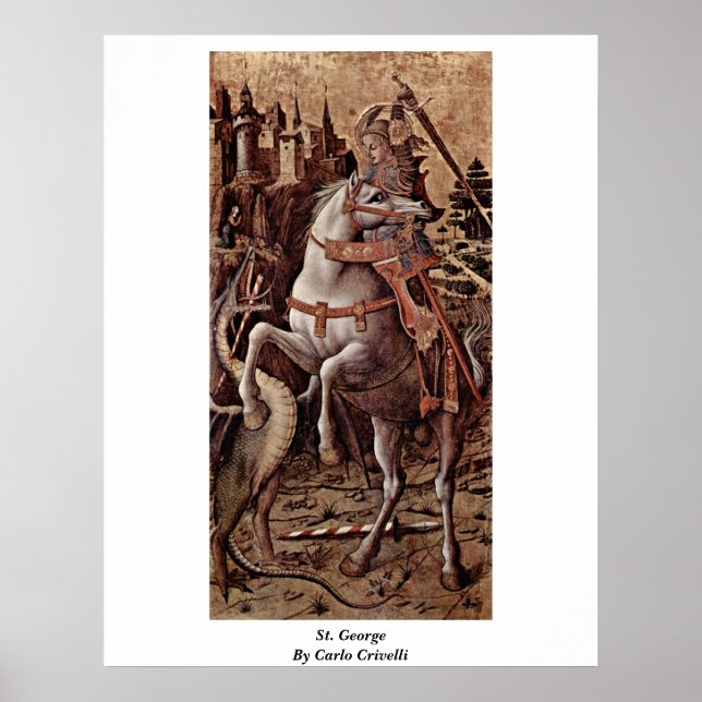 Póster St. George Por Carlo Crivelli (Frente)