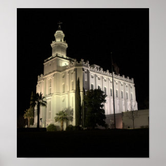 Póster St. George, Templo Utah LDS