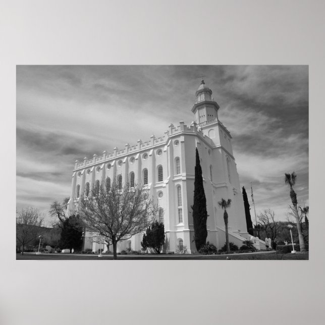 Póster St. George, Utah LDS Temple (Frente)