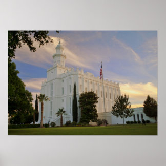 Póster St. George Utah, Templo LDS