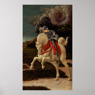 Póster St. George y el Dragon (detalle), c.1470