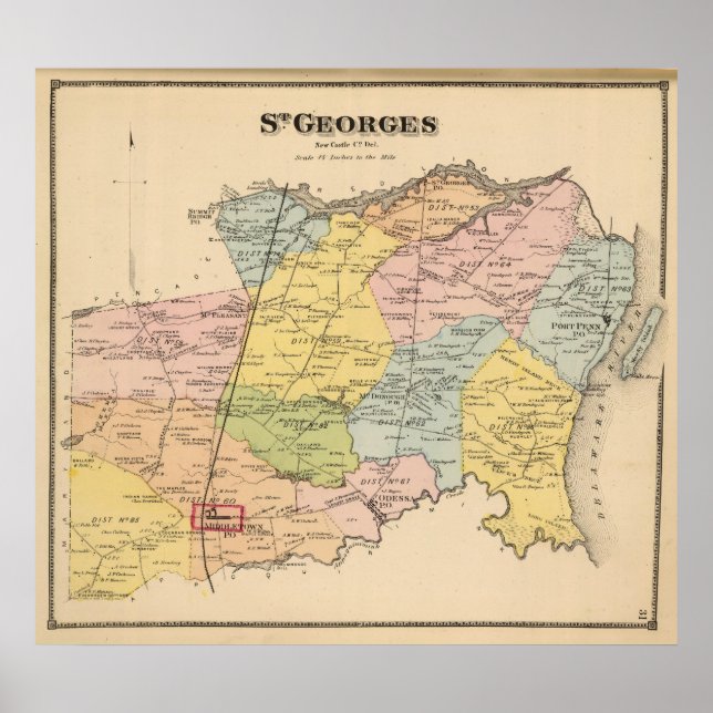 Póster St Georges (Frente)