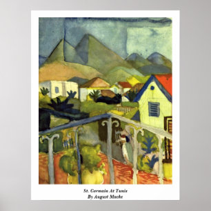 Póster St. Germain En Túnez En Agosto Macke