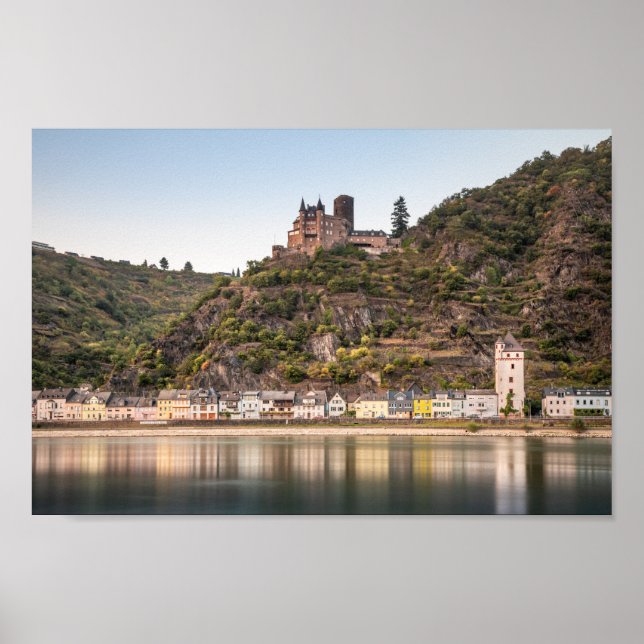 Póster St. Goarshausen - Burg Katz (Frente)