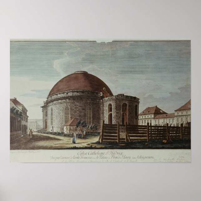 Póster St. Hedwig, Catedral, Berlín (Frente)