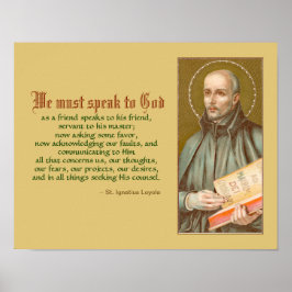 Póster St. Ignatius Loyola (JM 27; Cita)