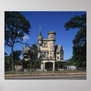 Póster St. James, Puerto España, Trinidad, Caribe