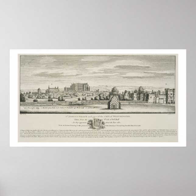 Póster St. James's Palace and part of the City of Westmin (Frente)
