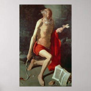 Póster St. Jerome, c.1620