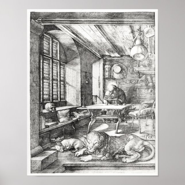 Póster St. Jerome in his Study, 1514 (Frente)