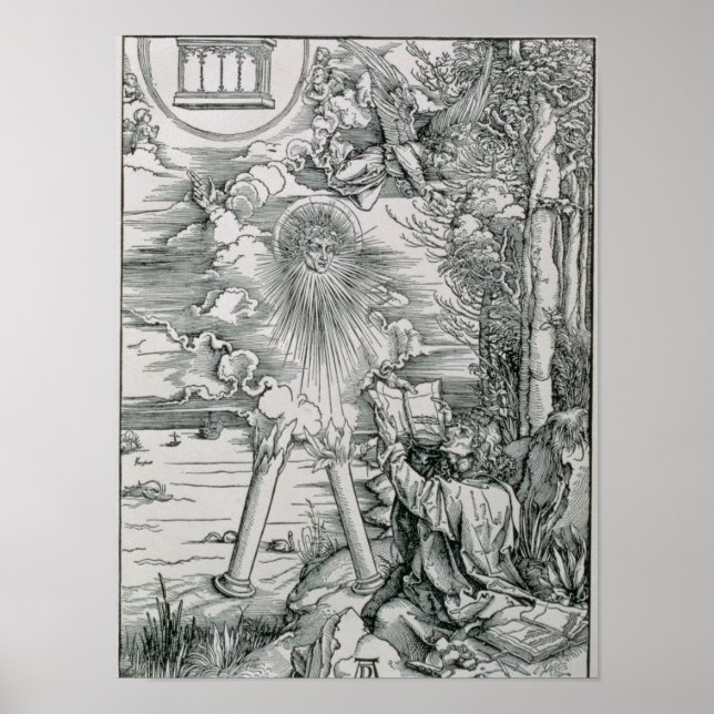 Póster St. John Devouring the Book (Frente)